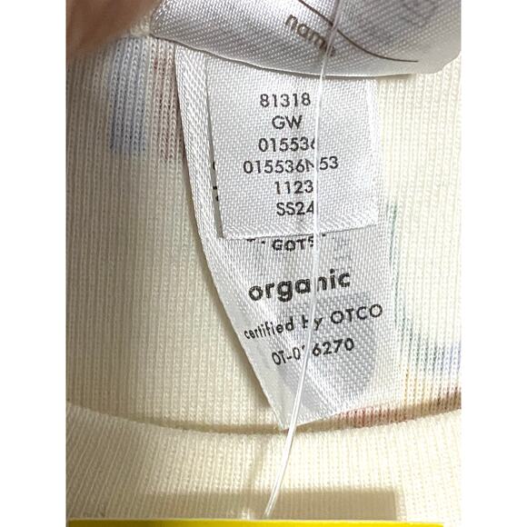 Hanna Andersson Organic Cotton Rainbow Pajama Top Shirt 160 cm US 14-16 NWT - Picture 7 of 8